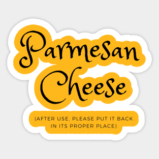 parmesan Sticker